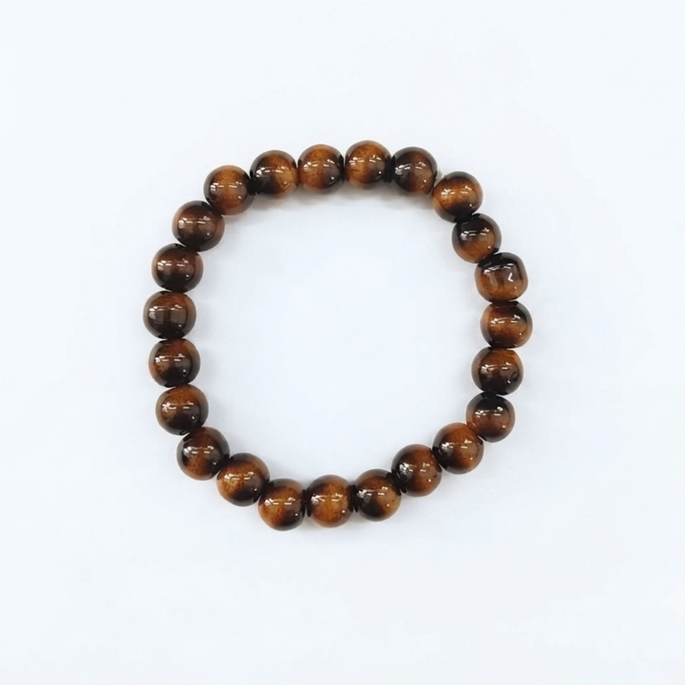 The99Jewel Stylish Tiger Beads Unisex Bracelet