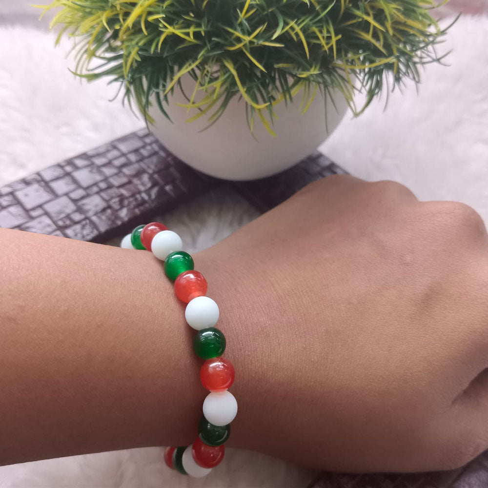 The99Jewel Tiranga Tricolor Beads Bracelet