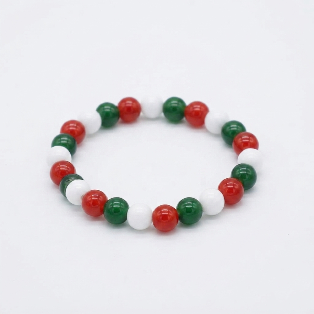 The99Jewel Tiranga Tricolor Beads Bracelet