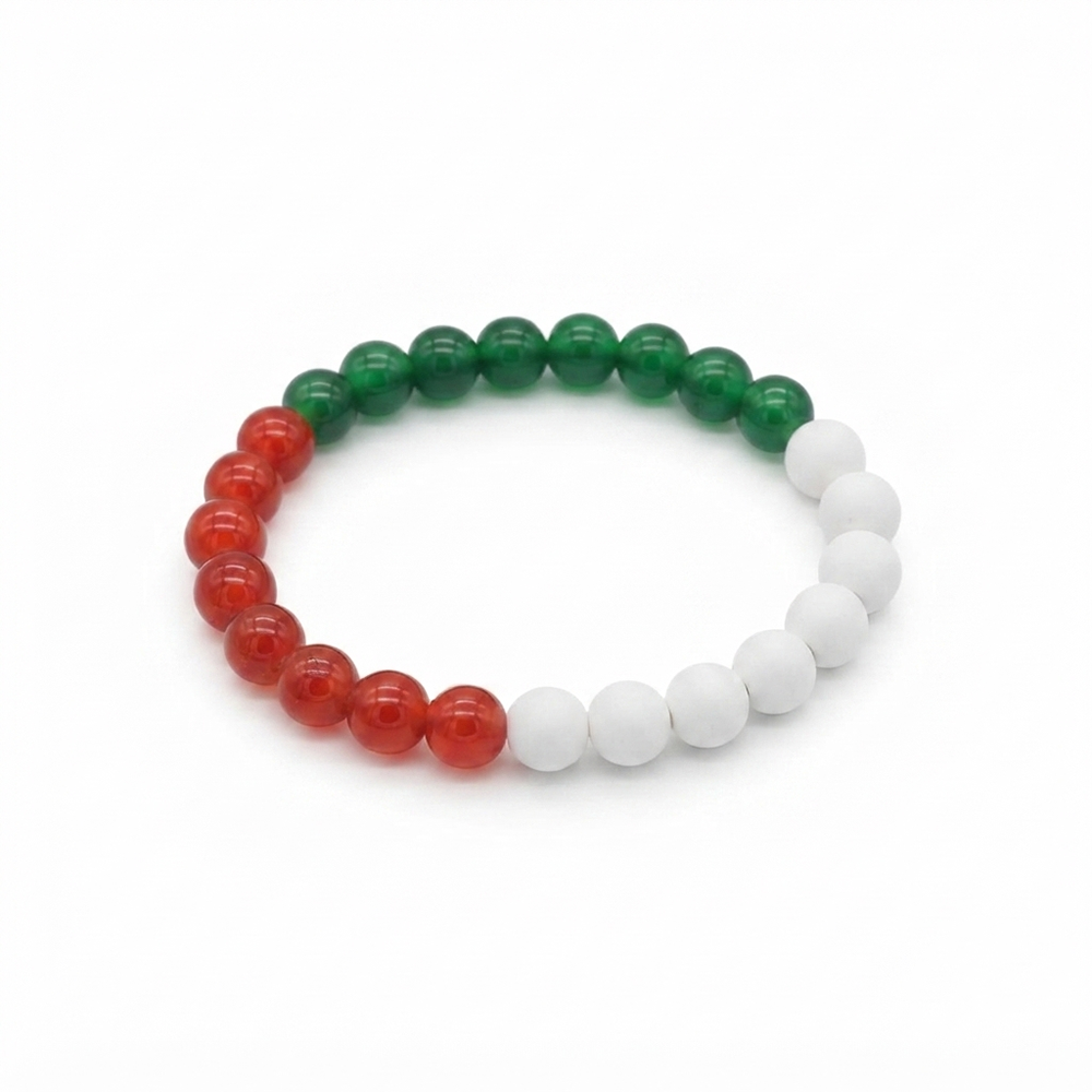 The99Jewel Tiranga Tricolor Beads Bracelet For Girls And Boys