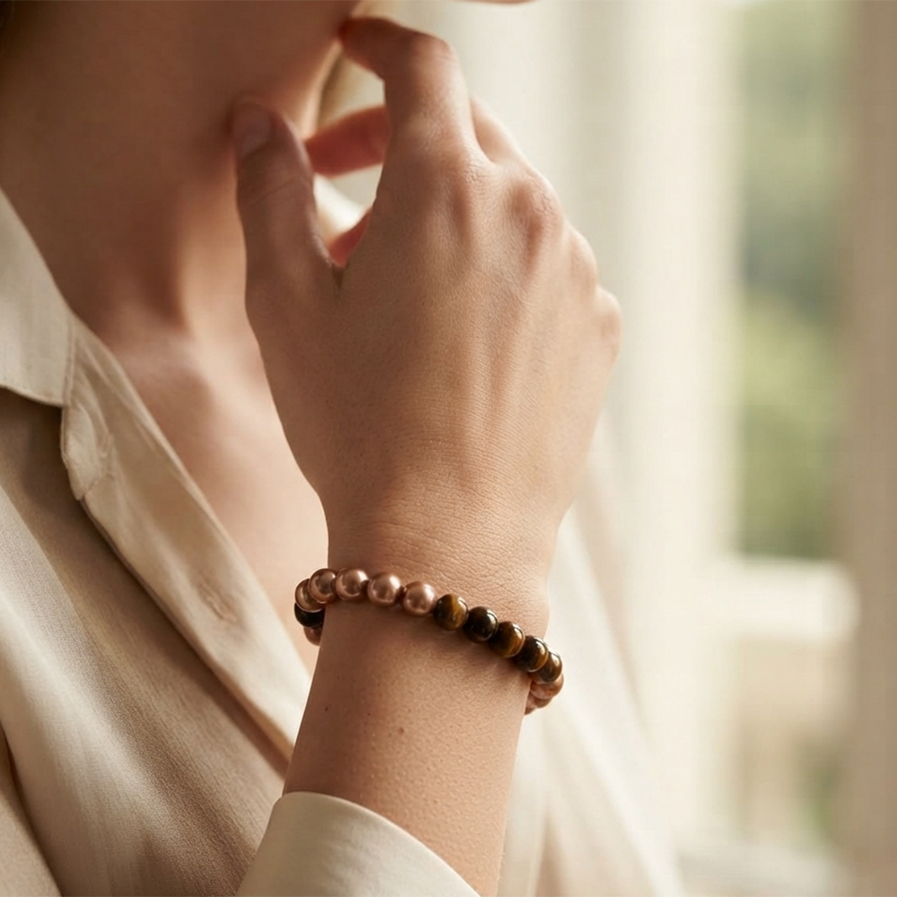 The99Jewel Tiger Beads Bracelet for Men & Women | Trendy Beaded Fashion Jewellery