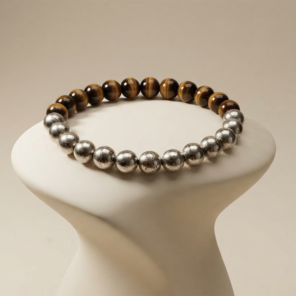 The99Jewel Trendy Tiger Beaded Bracelet | Casual & Stylish Wrist Accessory