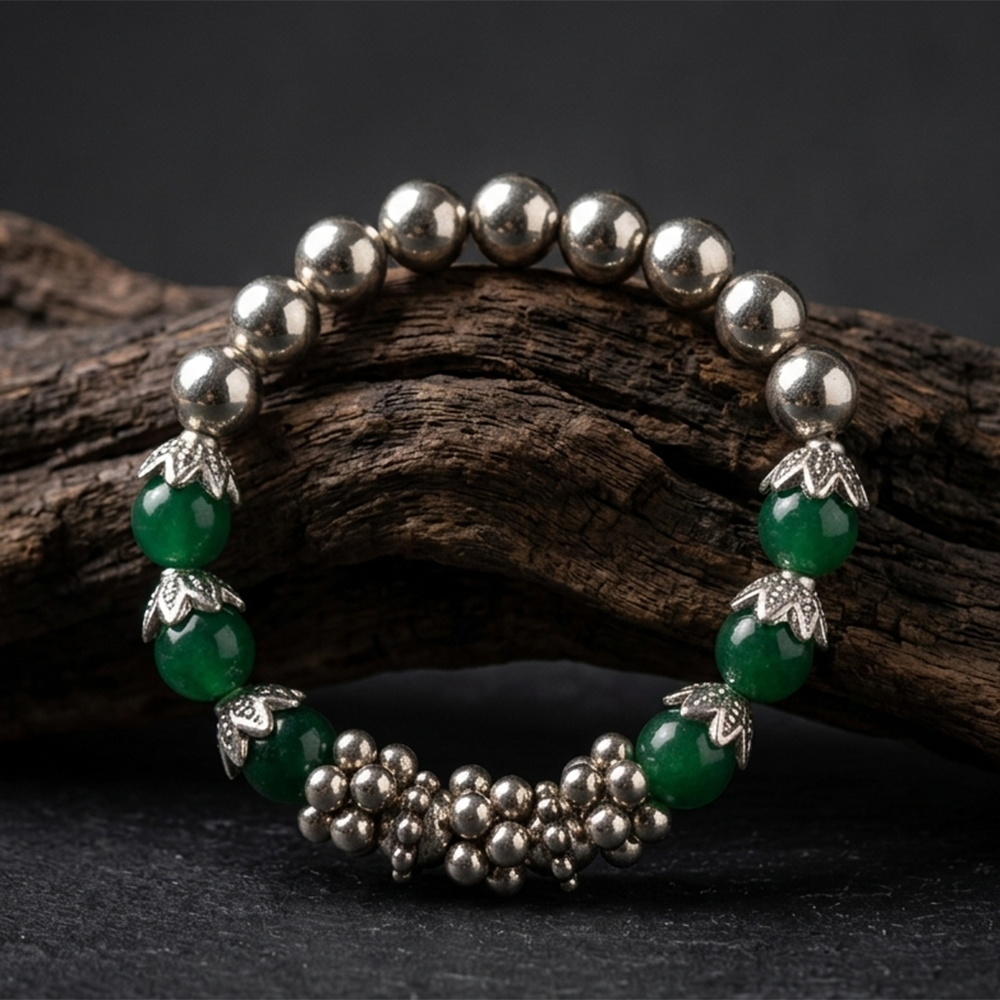 The99Jewel Green Beads Stylish Bracelets for Women