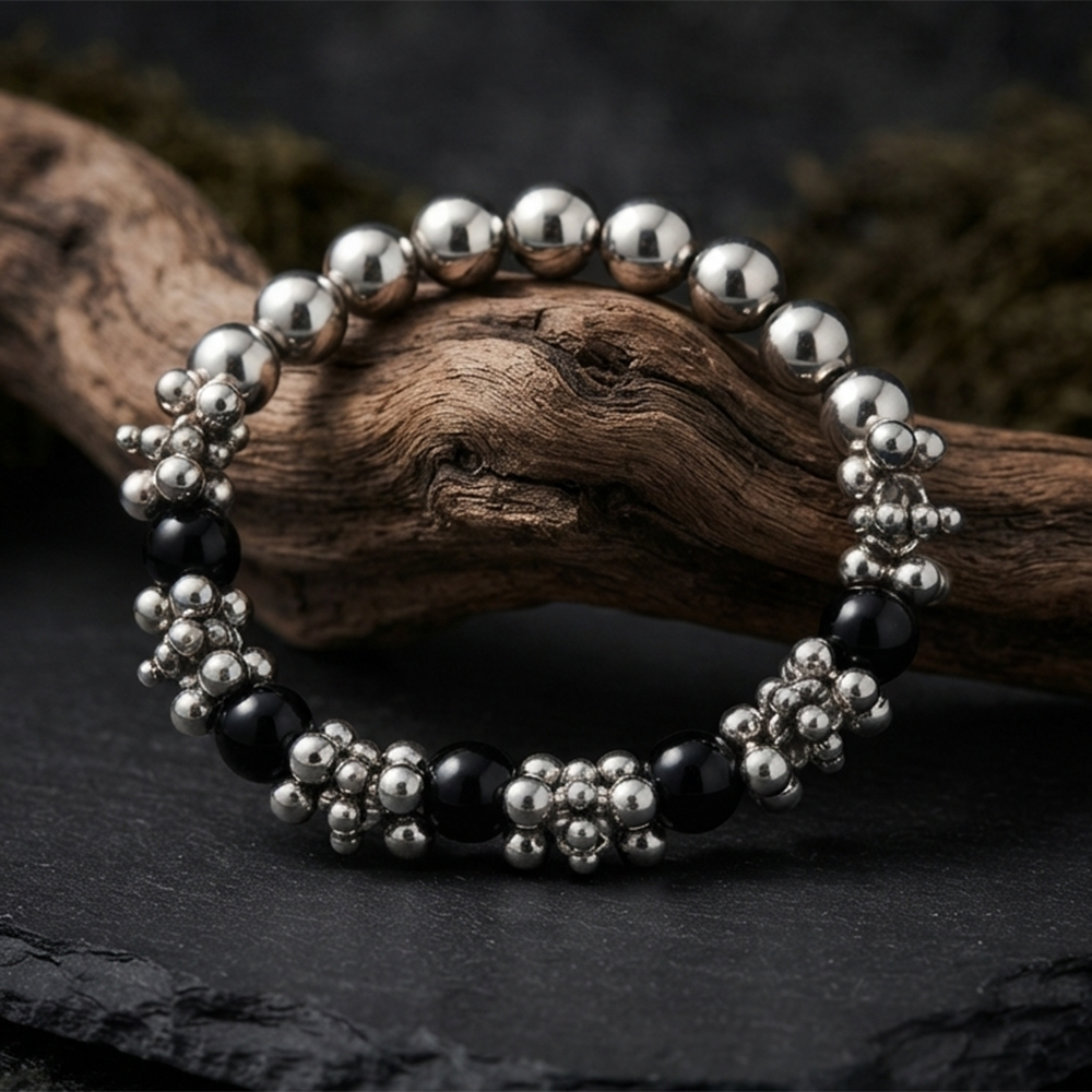 The99Jewel Black Beads Stylish Bracelets for Women
