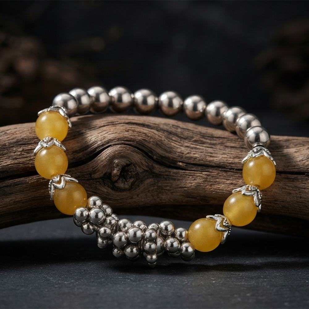 The99Jewel Yellow Beads Stylish Bracelets for Women