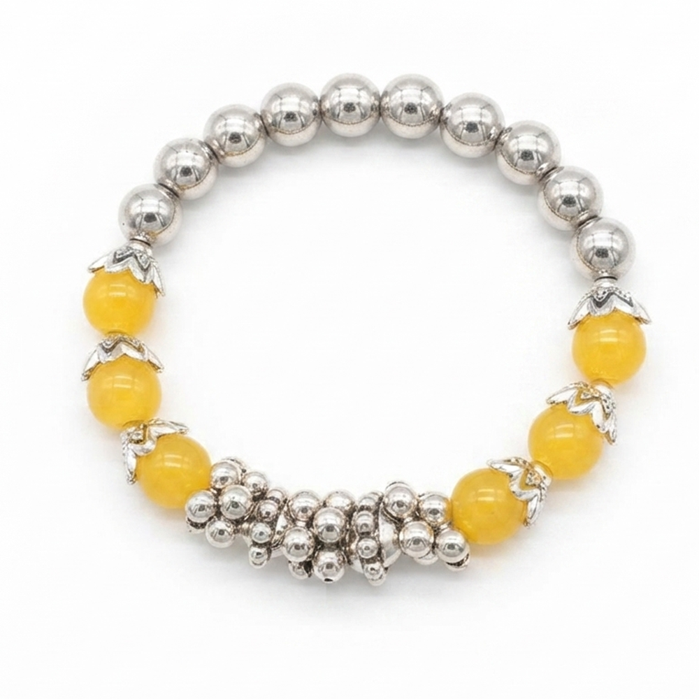 The99Jewel Yellow Beads Stylish Bracelets for Women