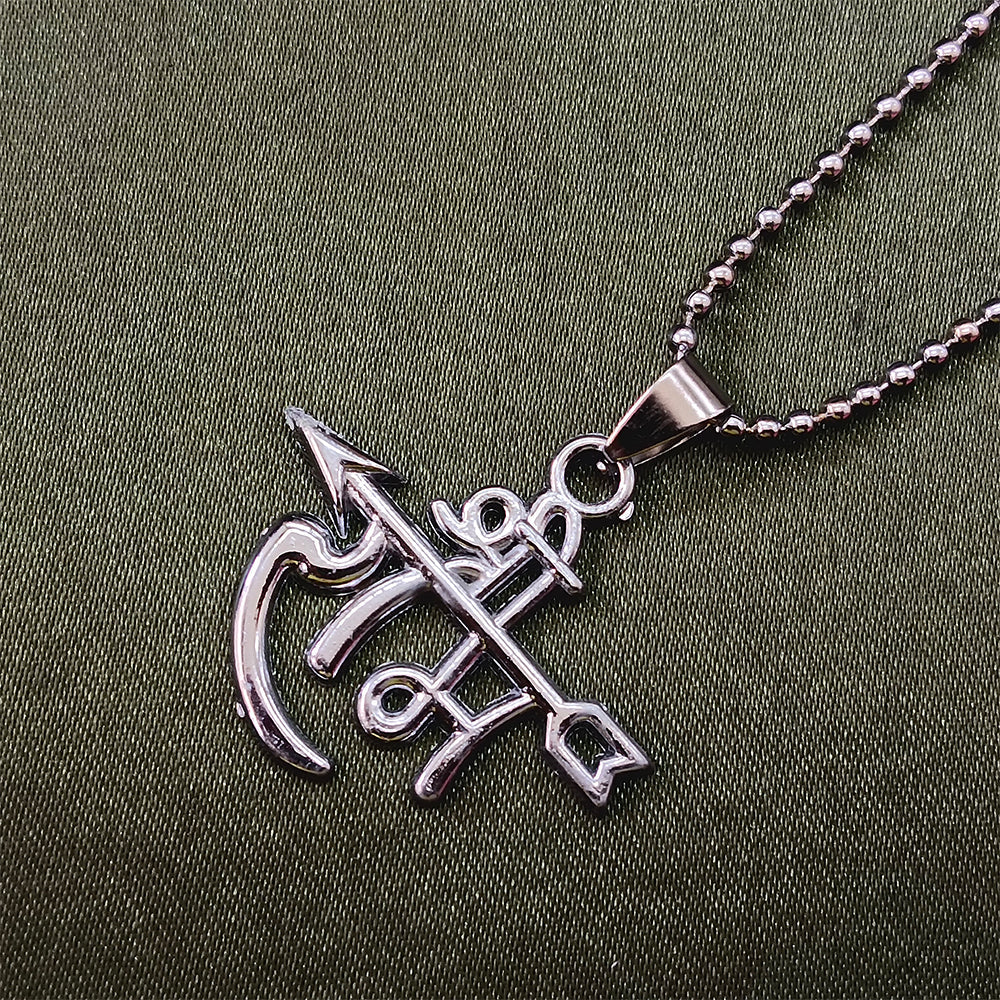 The99Jewel " Shree Ram " Silver Chain Pendant