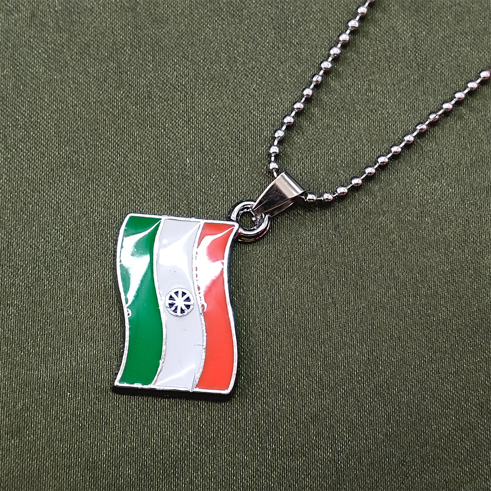 The99Jewel India Flag Chain Pendant For Men