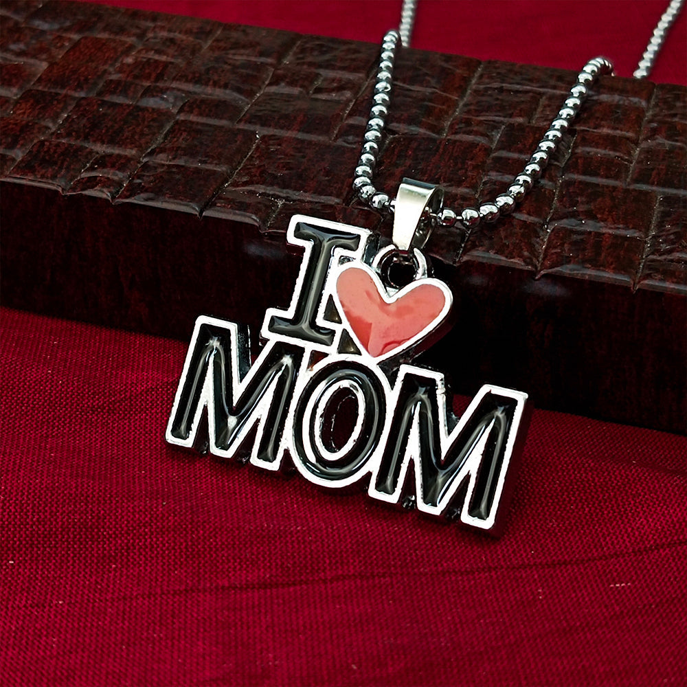 The99Jewel " I Love Mom " Chain Pendant