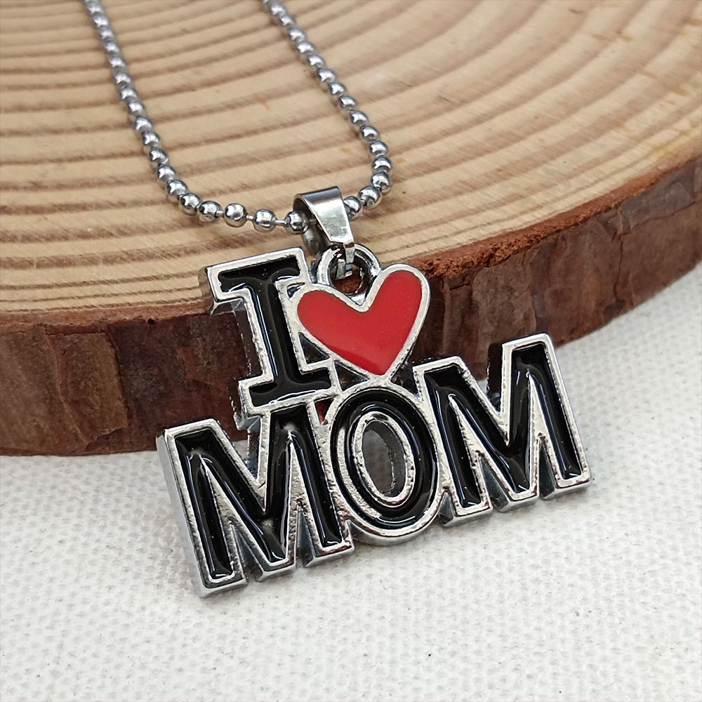 The99Jewel " I Love Mom " Chain Pendant