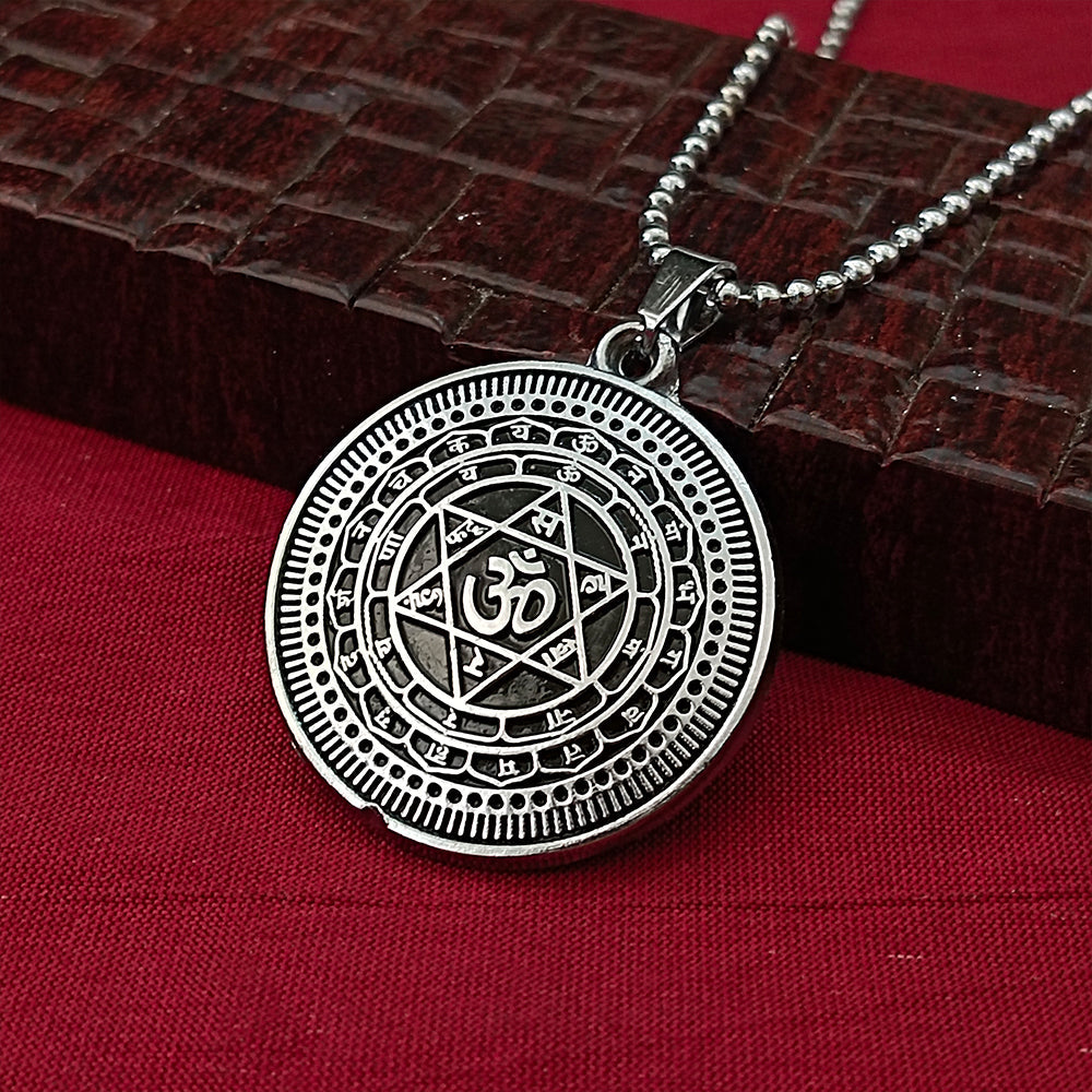 The99Jewel Sudarshan chakra Yantram Chain Pendant