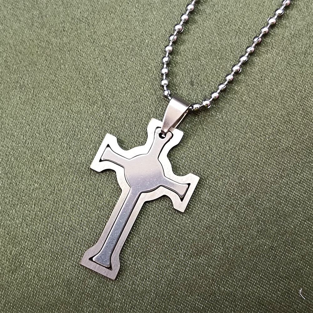 The99Jewel Cross Necklace for Men Women