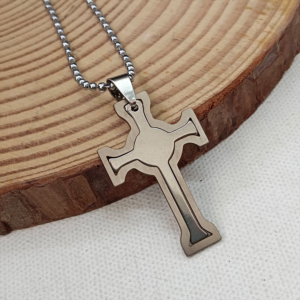 The99Jewel Cross Necklace for Men Women