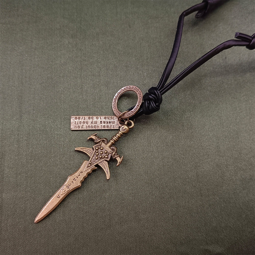The99Jewel Sword Thread Pendent For Men