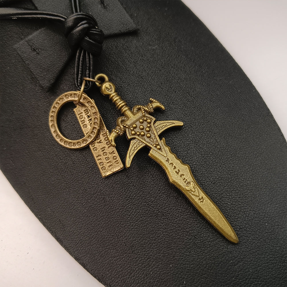 The99Jewel Sword Thread Pendent For Men