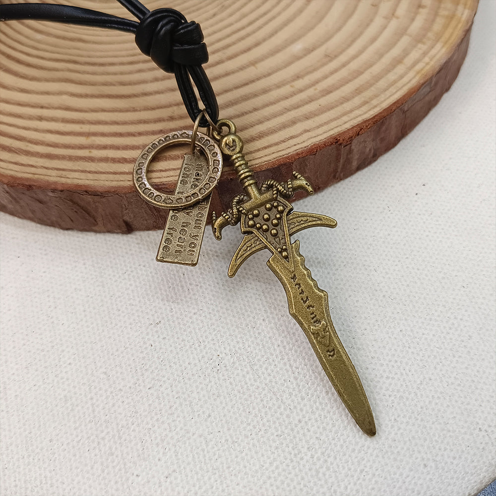 The99Jewel Sword Thread Pendent For Men