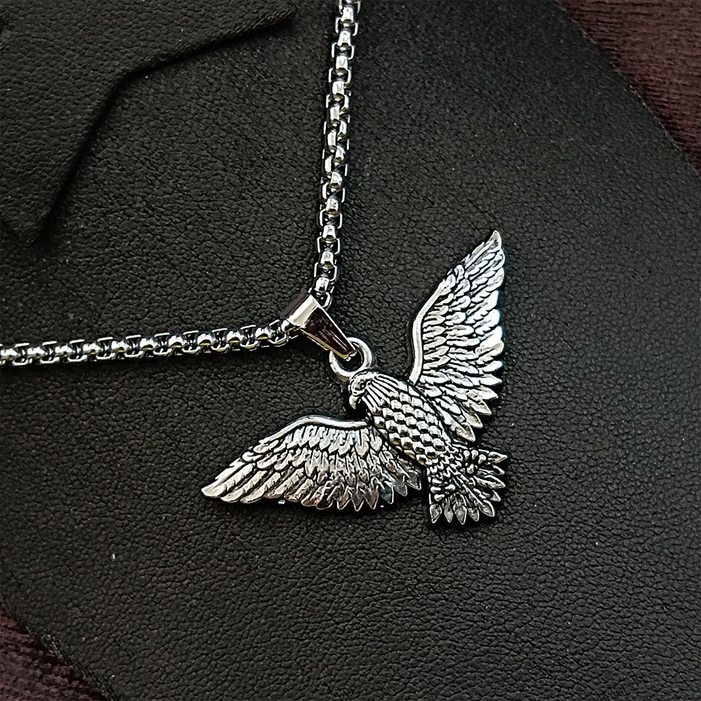 The99Jewel Winged Eagle Chain Pendant For Men and Women