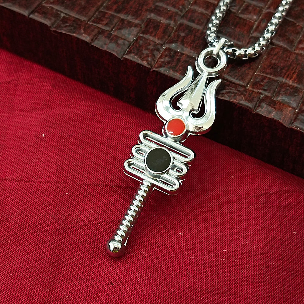 The99Jewel Shiva Trishul  Chain Pendant Pendant