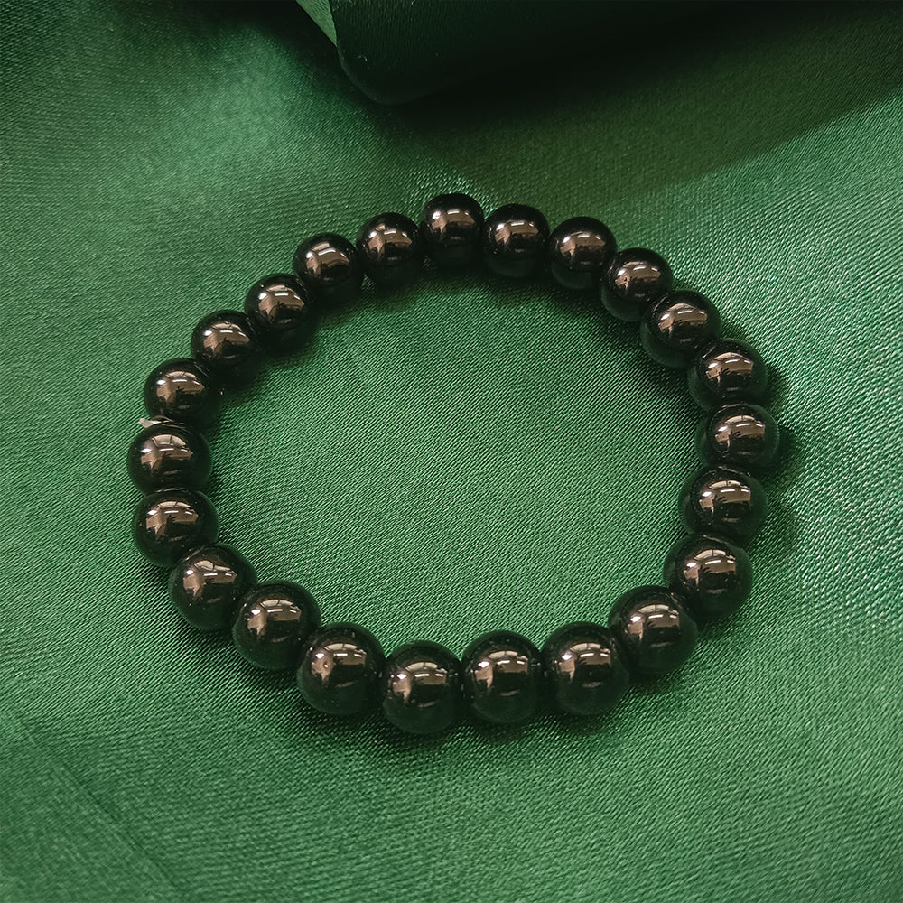 The99Jewel Black Glass Beads Bracelet