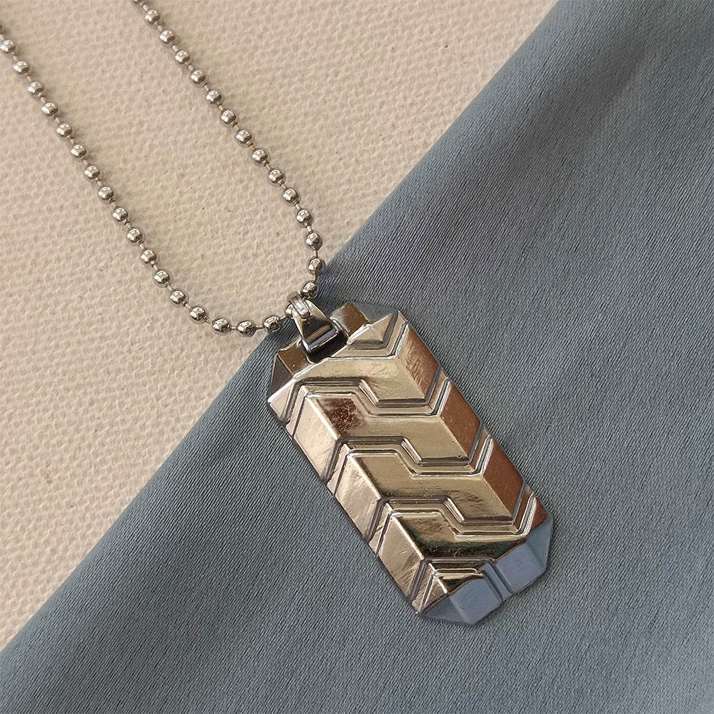 The99Jewel Stainless Steel Chain Pendant For Men