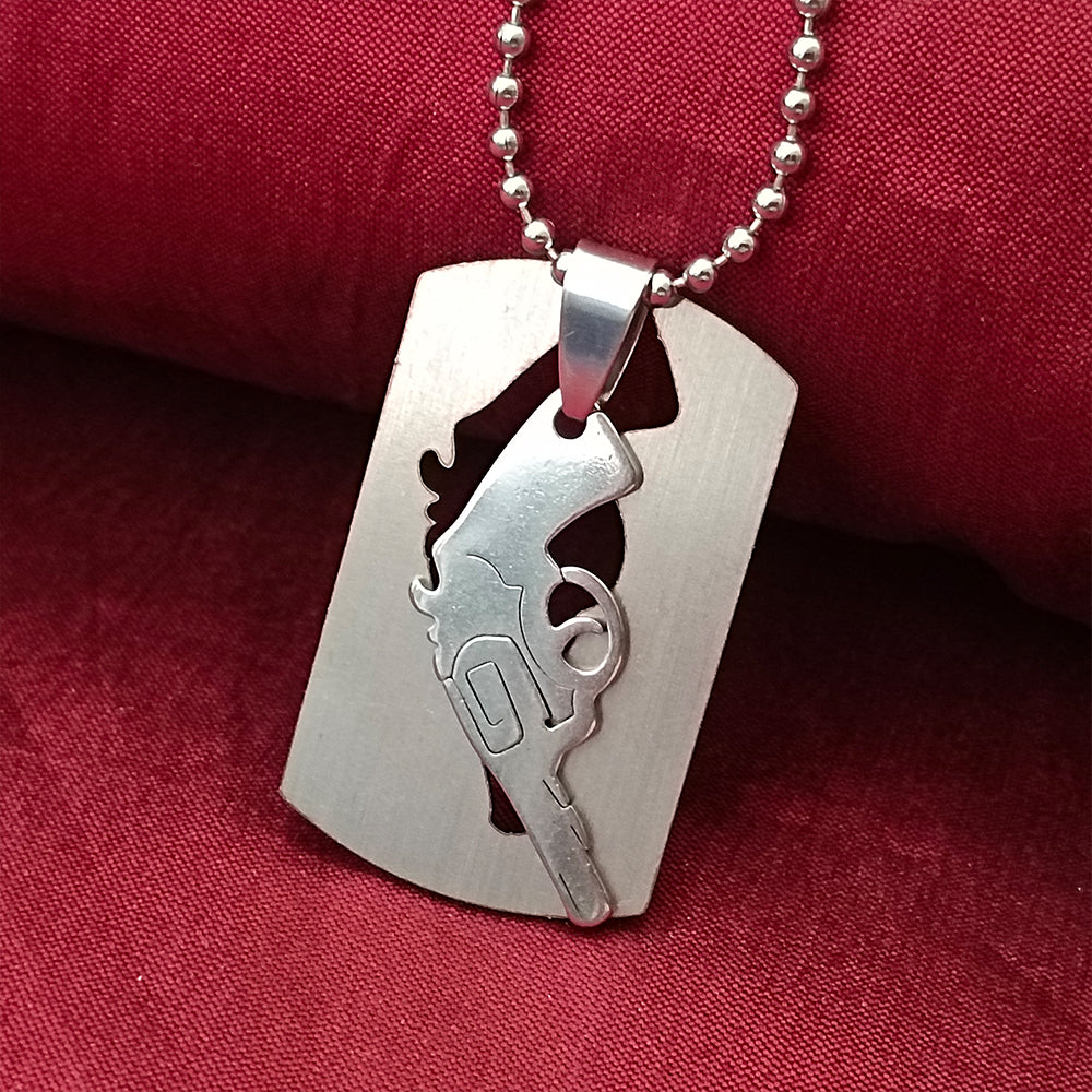 The99Jewel Gun Dog Chain Pendant For Men