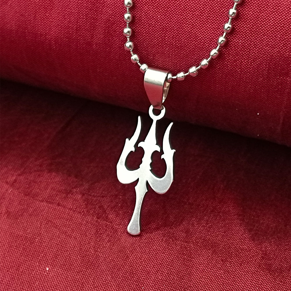 The99Jewel Trishul  Chain Pendant For Men