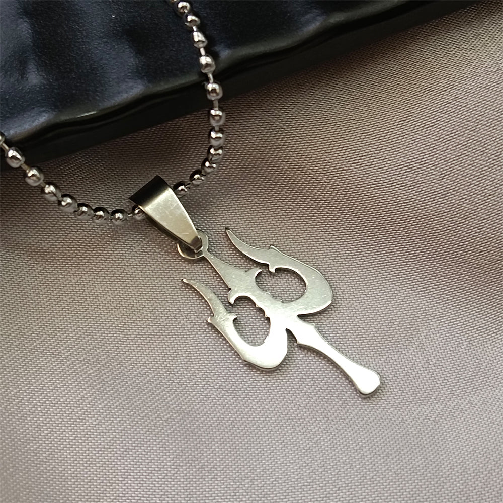 The99Jewel Trishul  Chain Pendant For Men