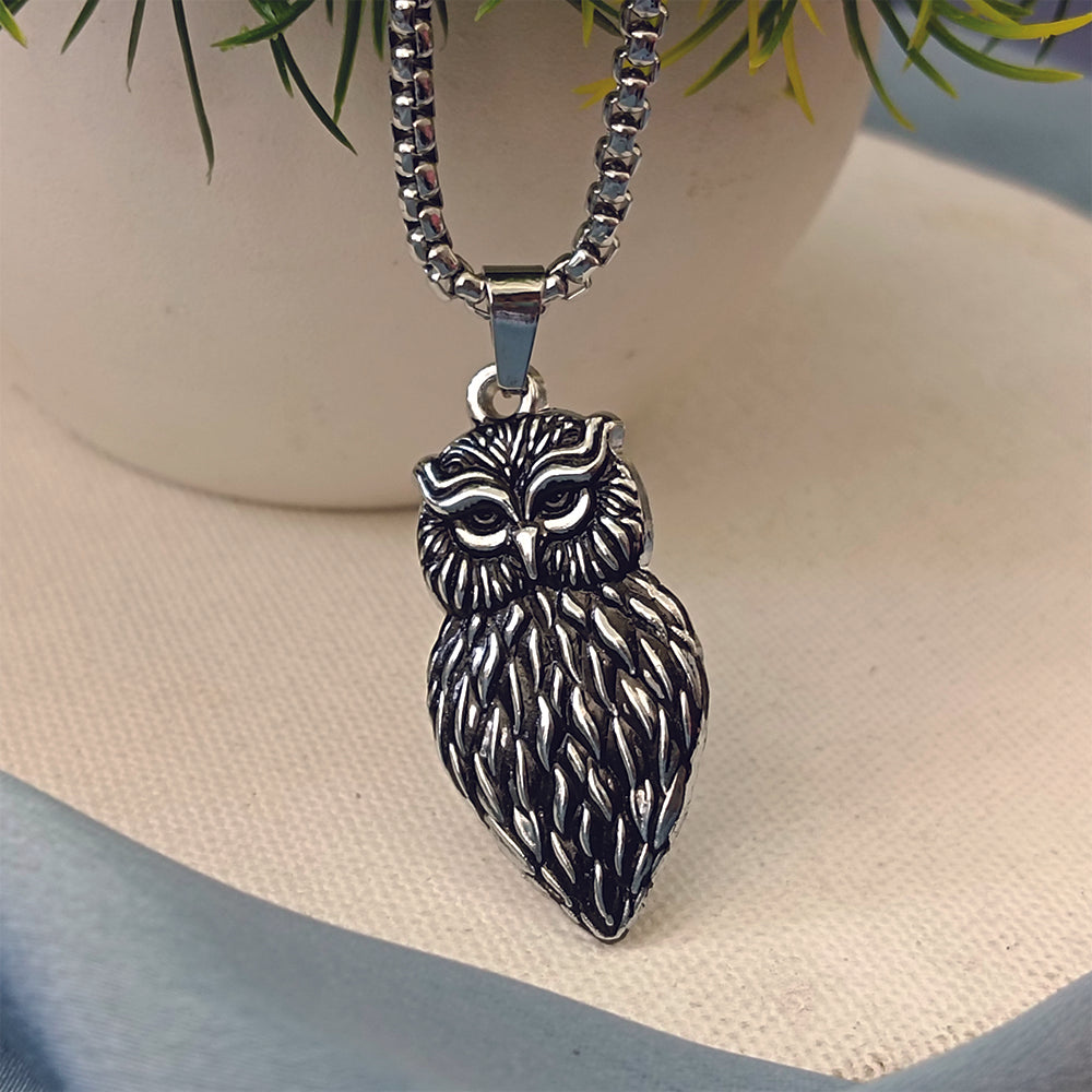 The99Jewel Cool Owl Shape Pendant Chain –  for Men