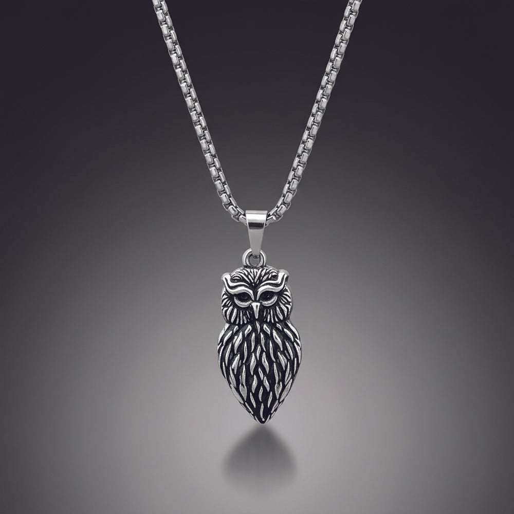 The99Jewel Cool Owl Shape Pendant Chain –  for Men