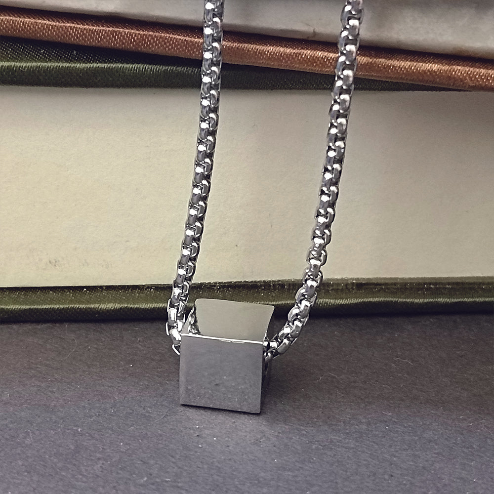 The99Jewel Unique Cube Chain Pendant -  for Men
