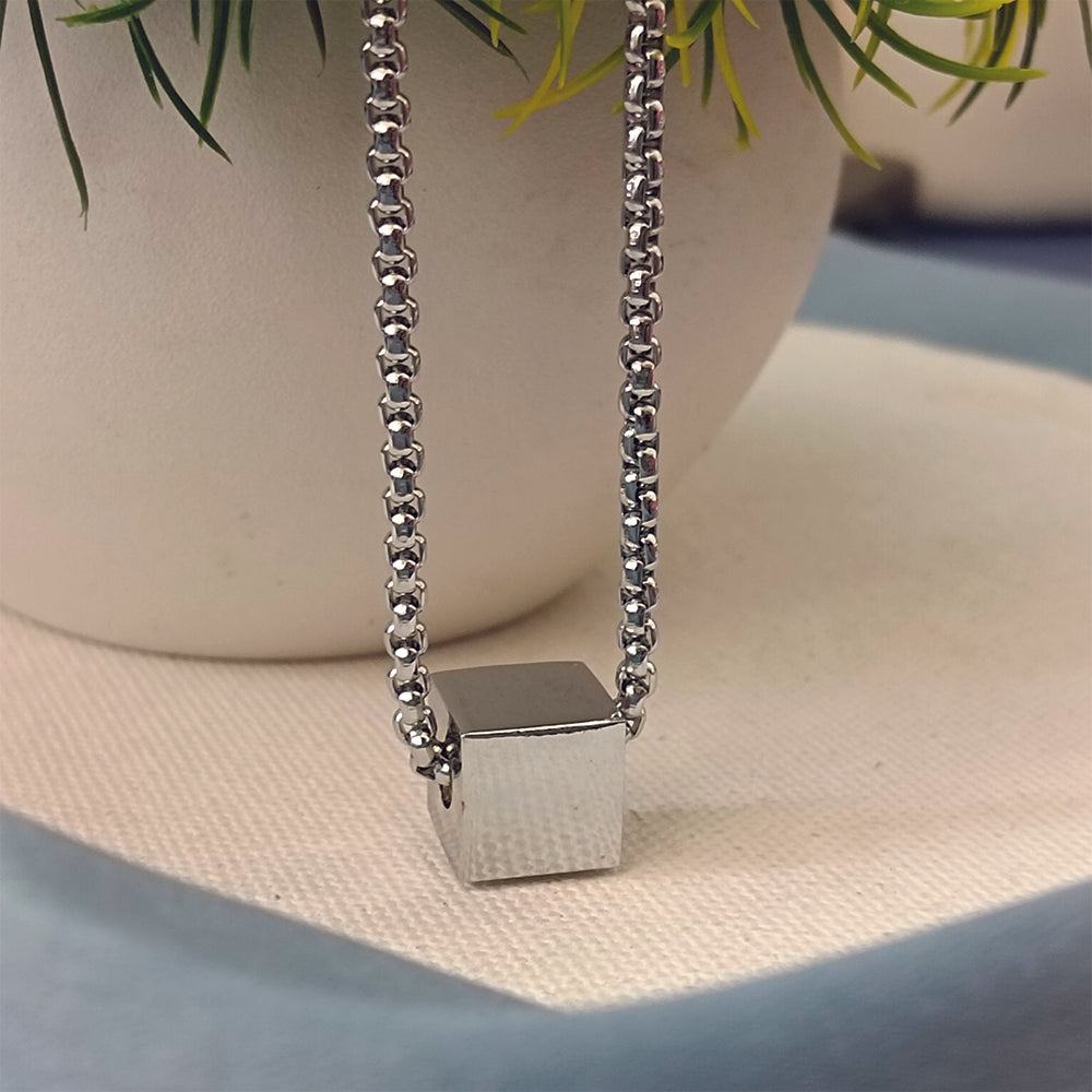 The99Jewel Unique Cube Chain Pendant -  for Men