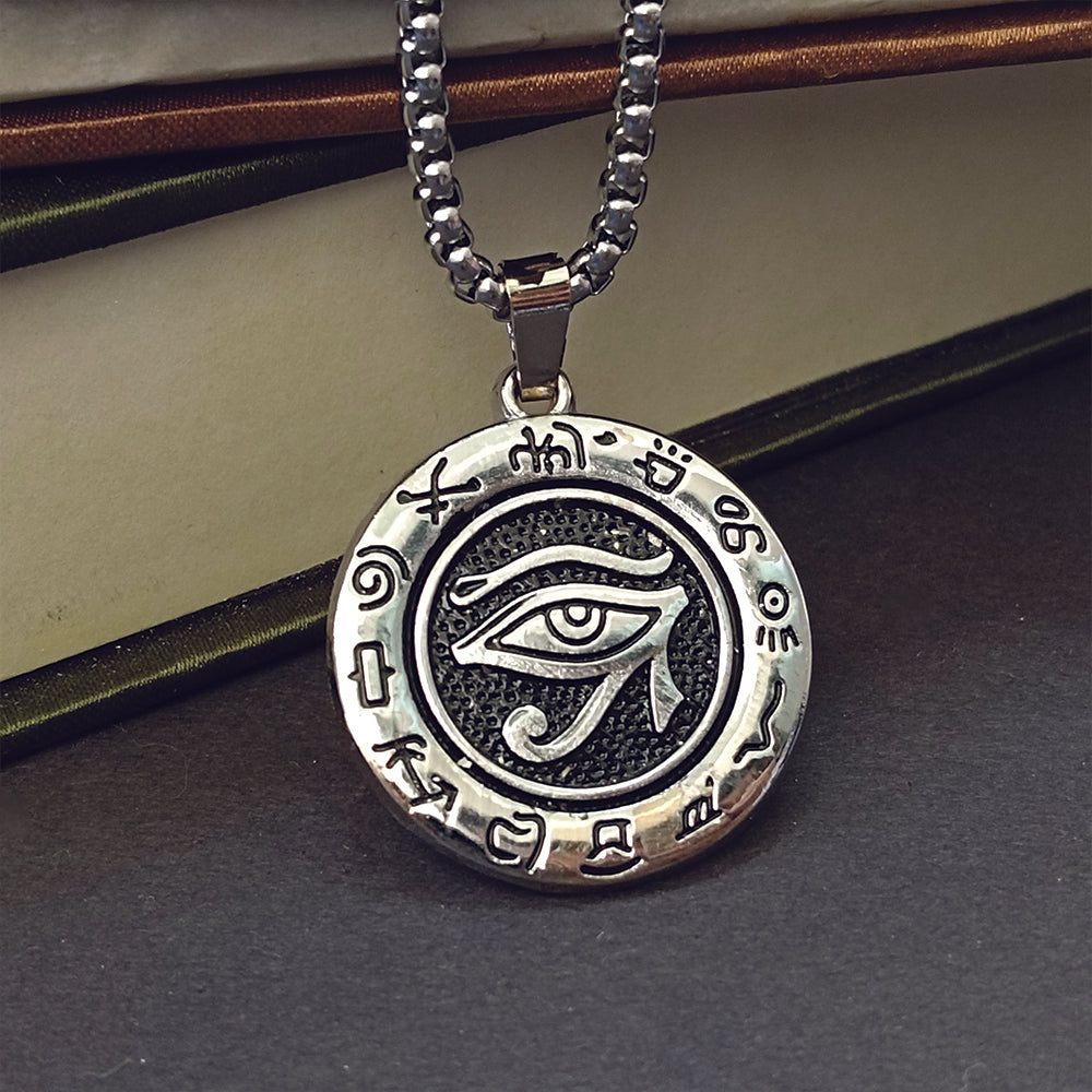 The99Jewel Stylish Eye of Horus Chain Pendant -  for Men