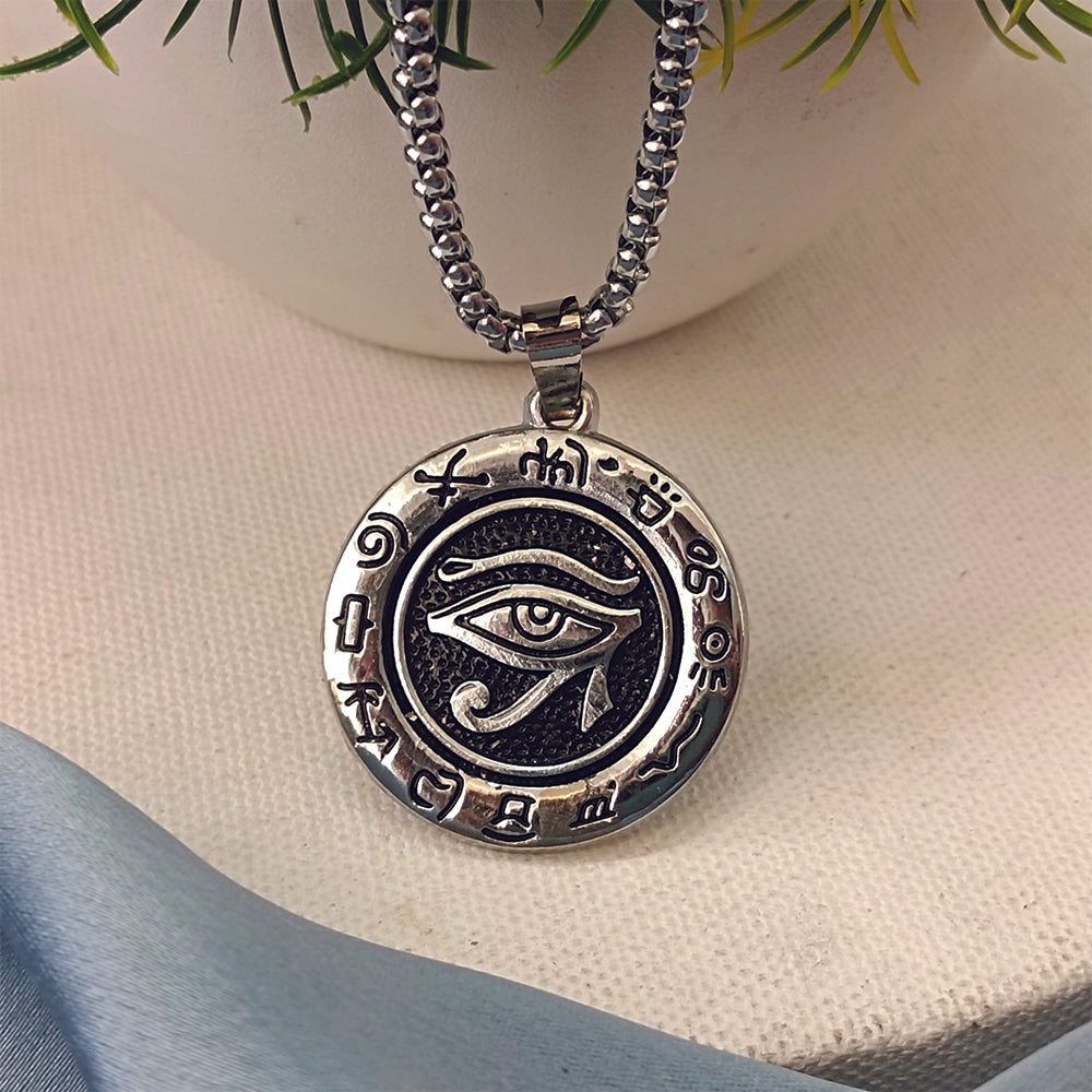 The99Jewel Stylish Eye of Horus Chain Pendant -  for Men