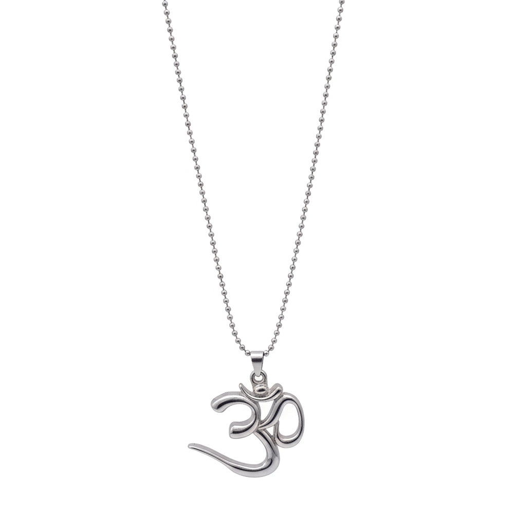 The99Jewel Spiritual Om Symbol Pendant Chain for Men