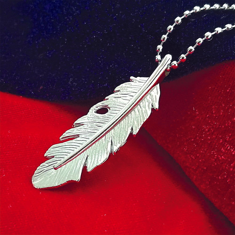 The99Jewel Stylish Feather chain pendent for men