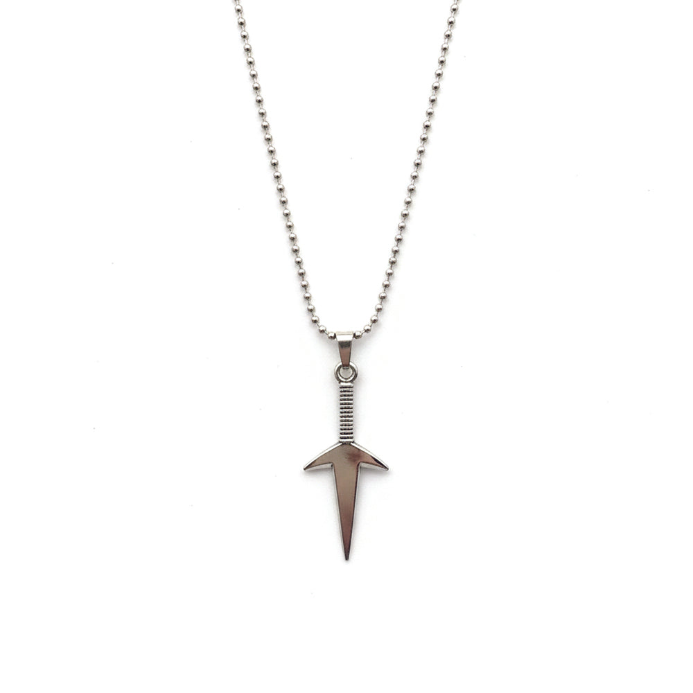 The99Jewel Trendy Silver Tone Arrow Pendant Chain