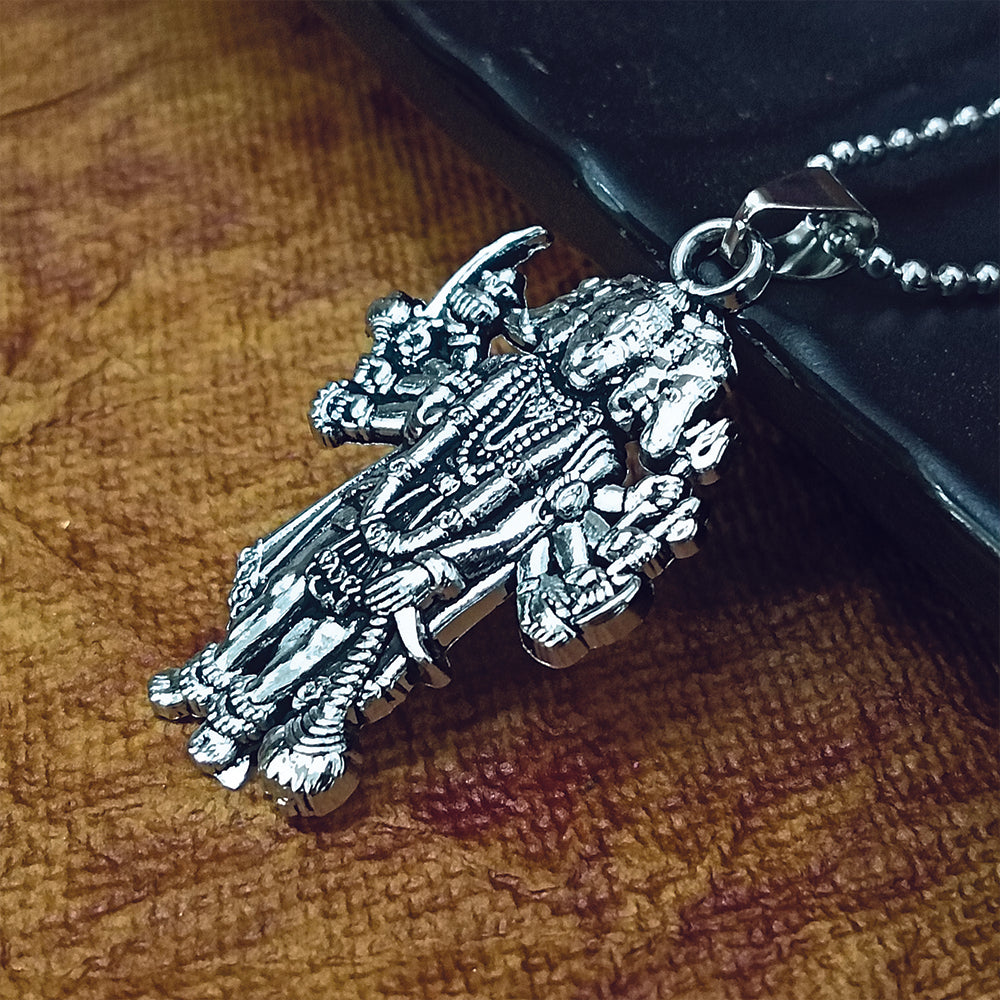 The99Jewel Panchmukhi Hanuman Ji Divine Pendant with Chain
