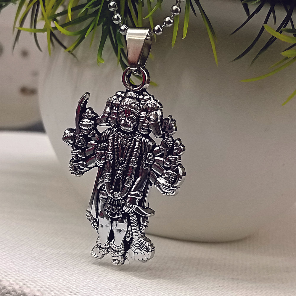 The99Jewel Panchmukhi Hanuman Ji Divine Pendant with Chain