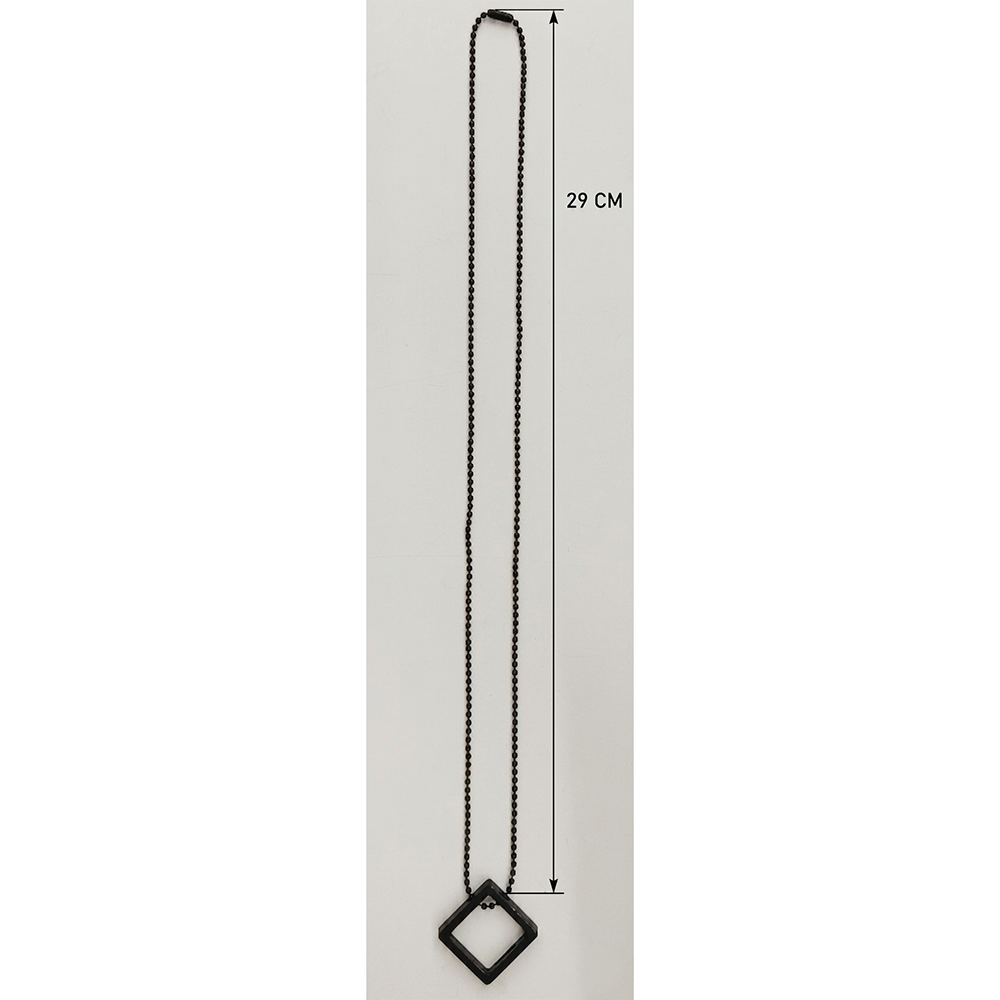 The99Jewel Stylish Square Steel Chain Pendant for Men