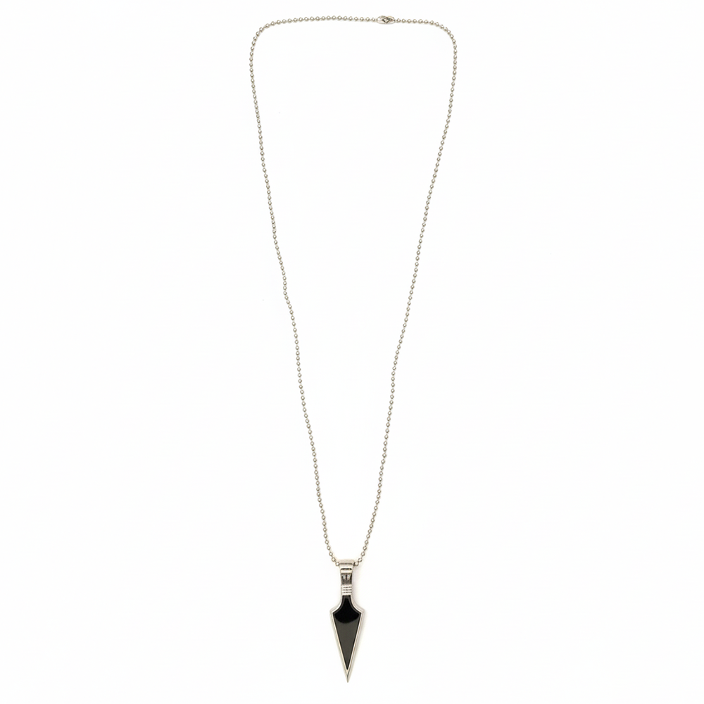 The99Jewel Stylish Arrow Tip Mens Necklace