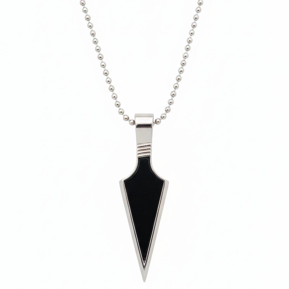 The99Jewel Stylish Arrow Tip Mens Necklace