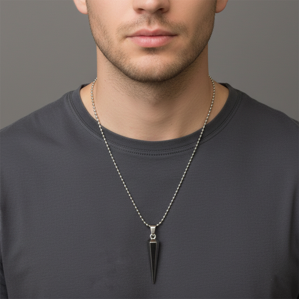 The99Jewel Stylish SpikeMens Necklace