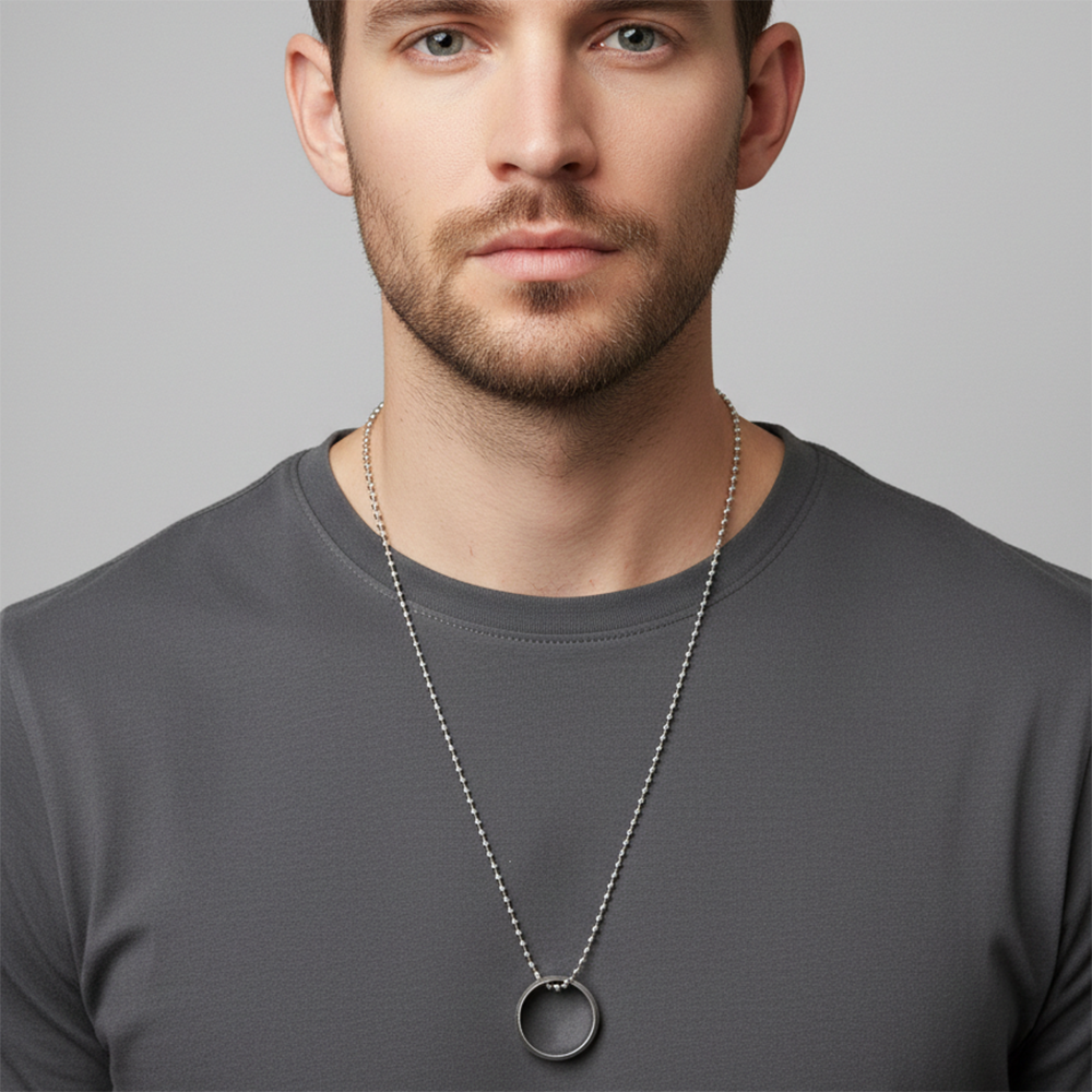 The99Jewel Stylish Fusion Ring Mens Necklace