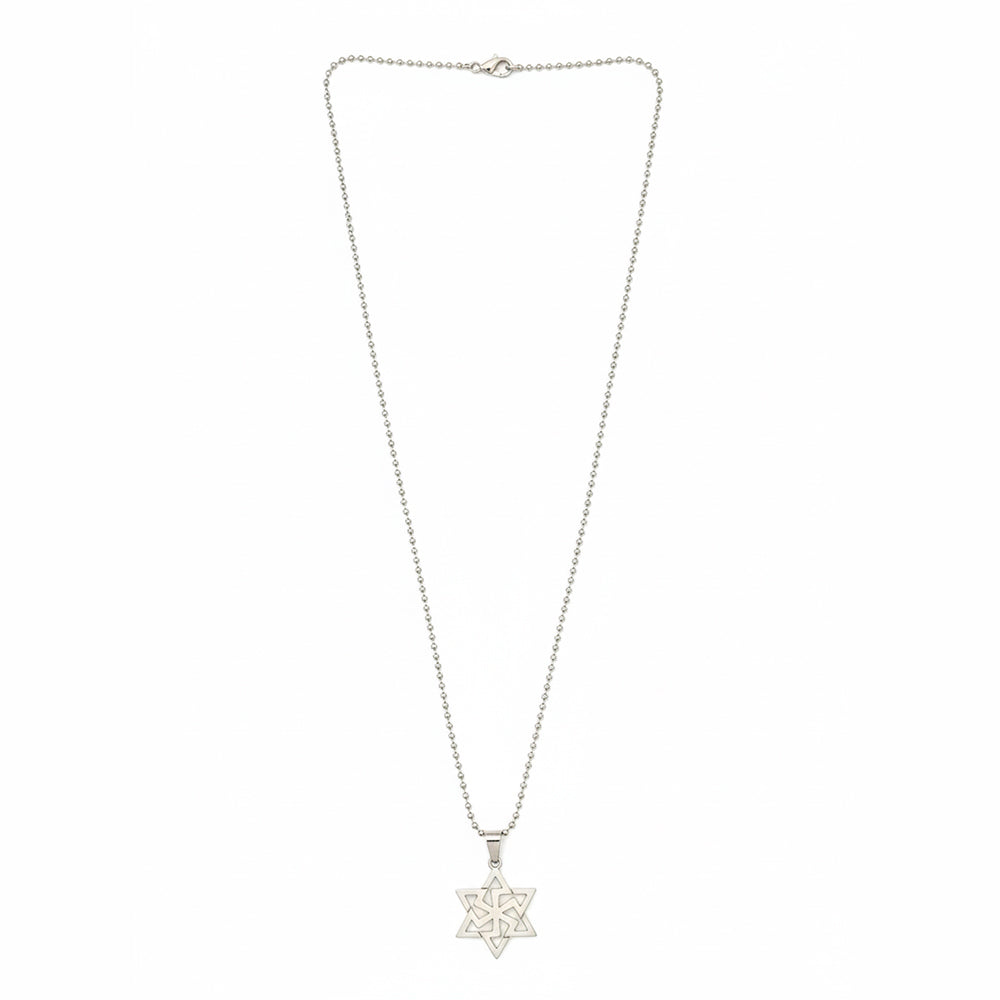 The99Jewel Stainless Steel Geometric Star Pendant Necklace
