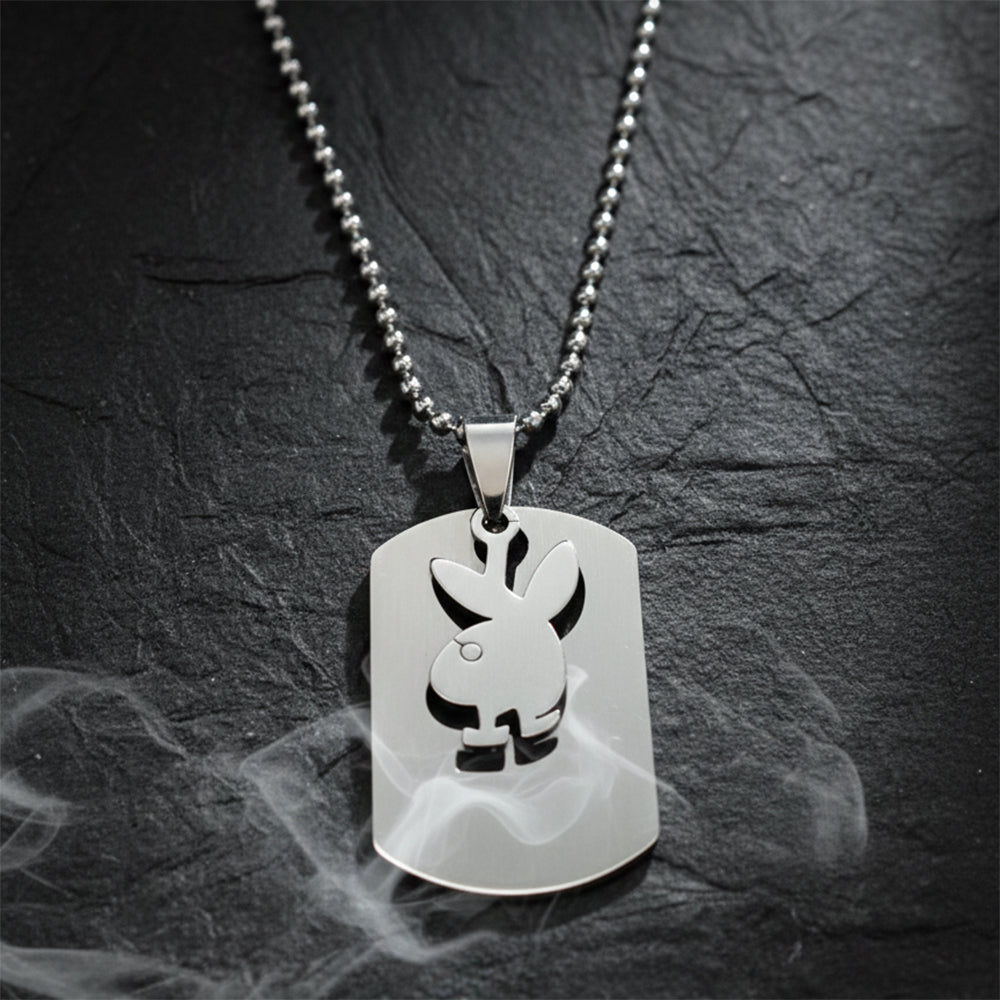 The99Jewel Trendy Bunny Face Chain Pendent For Mens