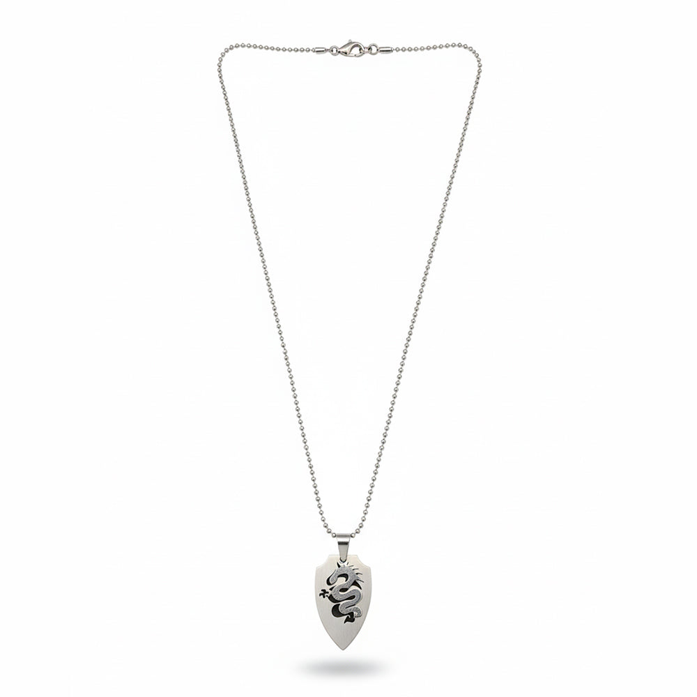 The99Jewel Modern Minimalist Dragon  Shape Stainless Steel Pendant