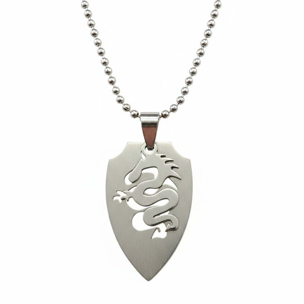 The99Jewel Modern Minimalist Dragon  Shape Stainless Steel Pendant