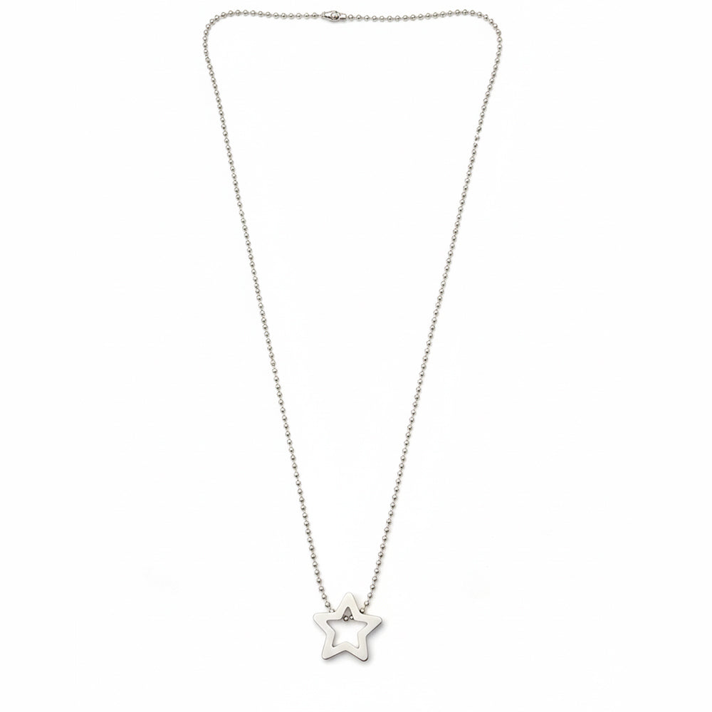 The99Jewel Modern Hollow Star Statement Pendant