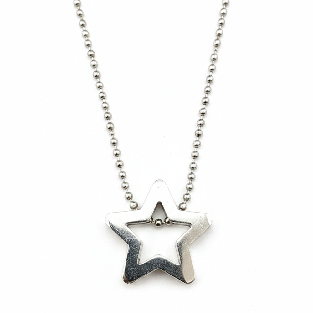 The99Jewel Modern Hollow Star Statement Pendant