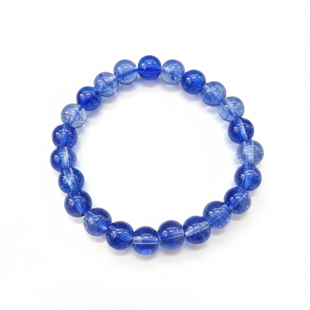 The99Jewel Adjustable Blue Beaded Wrist Bracelet